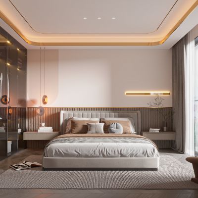 现代简约风格卧室
