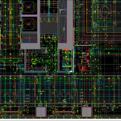 华润公寓样板间大堂+电梯间施工图&软装方案&效果图&物料表