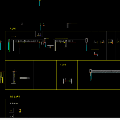 909㎡时代云图中山售楼部装修设计项目施工图+效果图