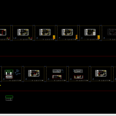 小笨焦coffeeshop现代咖啡厅施工图+效果图