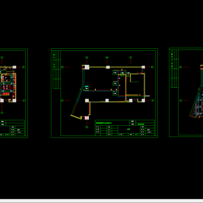 [深圳]万象天地寿司日式餐厅施工图+效果图