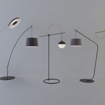 现代落地灯组合