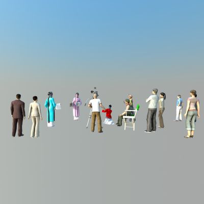 中式戏曲演员 群众演员