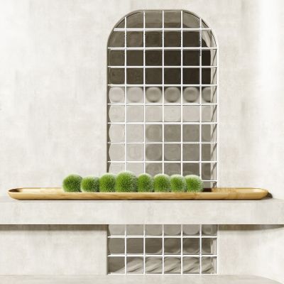 侘寂绿植苔藓摆件