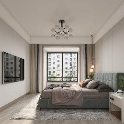 现代客餐厅卧室