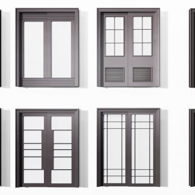 新中式厨房门推拉门