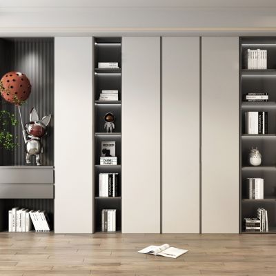 现代装饰柜书柜