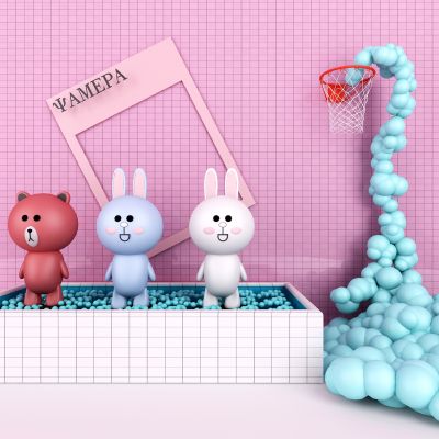 现代网红池玩具气球装饰品