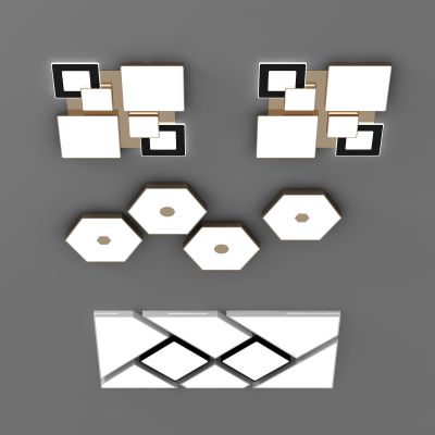 现代异形吸顶灯