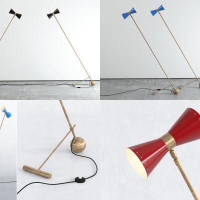 现代北欧落地灯