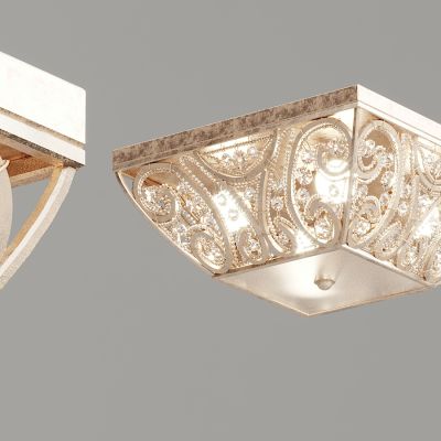 欧式古典金属吸顶灯