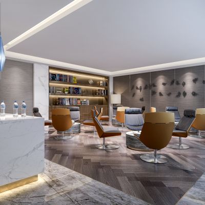 现代办公休息区