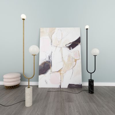 现代简约金属落地灯组合