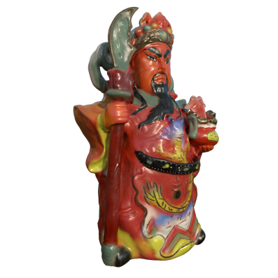 中式关公塑像摆件