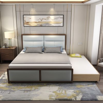 中式轻奢卧室 床