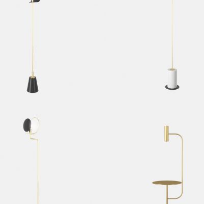 现代北欧落地灯