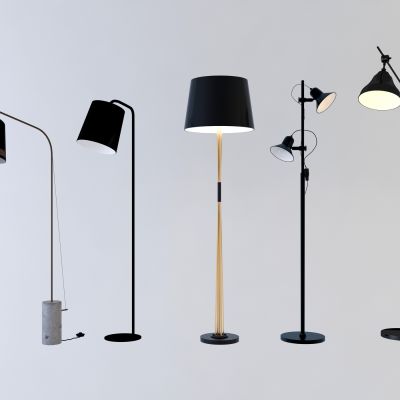 现代落地灯组合