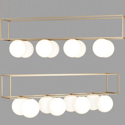 现代金属球形吊灯