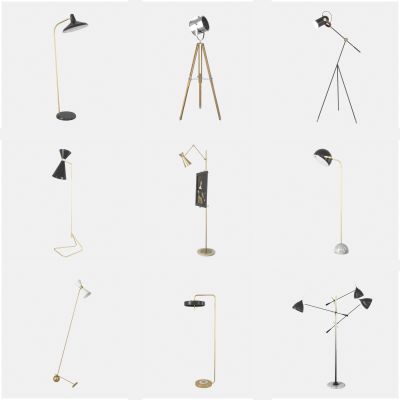 现代北欧落地灯