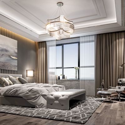 后现代家居卧室