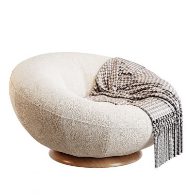 侘寂风单人沙发