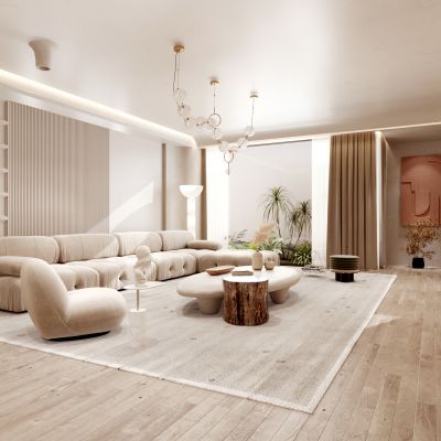 侘寂风格的客厅