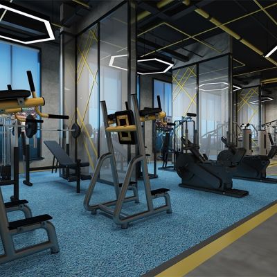 67工业风健身房