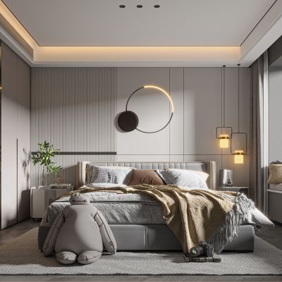 现代风格主卧室