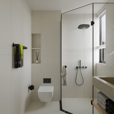 现代极简卫生间