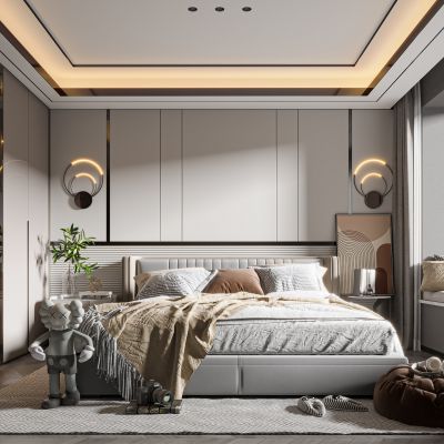 现代风格主卧室