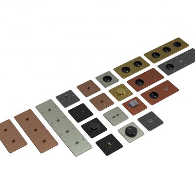 现代金属酒店开关门板