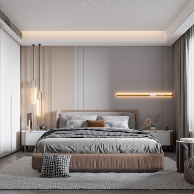 现代风格卧室