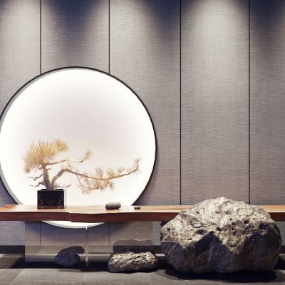 新中式松树摆台 装饰物