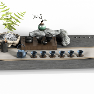 新中式茶室装饰品