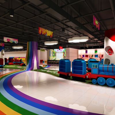 现代儿童游乐场乐园