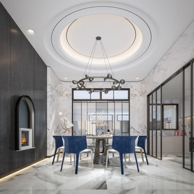 现代家居别墅餐厅