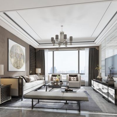 新中式轻奢客厅