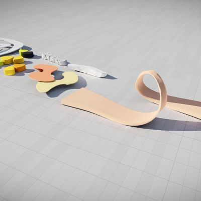 现代 景观创意座凳 景观弧线座椅  休息异形座椅 趣味座椅