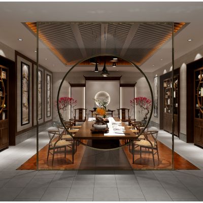 新中式家具展厅大堂