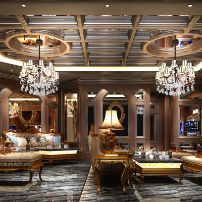 欧式古典豪华KTV包间