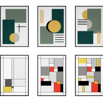 现代装饰画组合