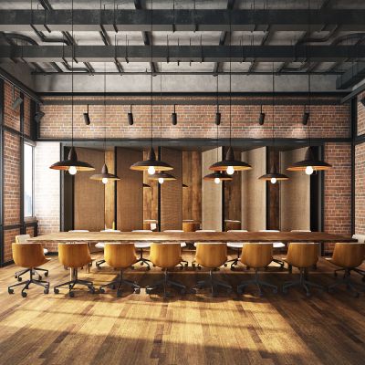工业风会议室