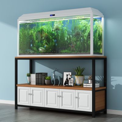 现代简欧鱼缸 水族组合