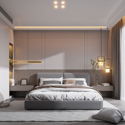 现代简约卧室