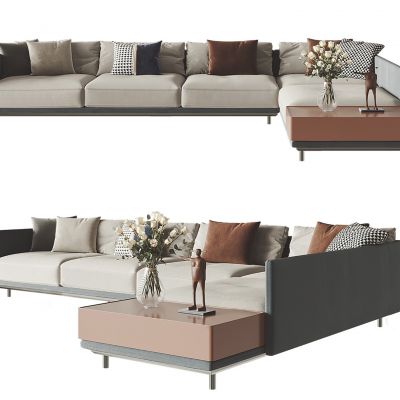 现代多人沙发