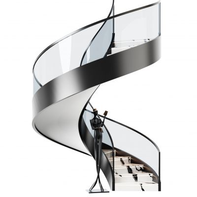 现代旋转楼梯 雕塑摆件