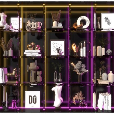 现代摆件装饰柜