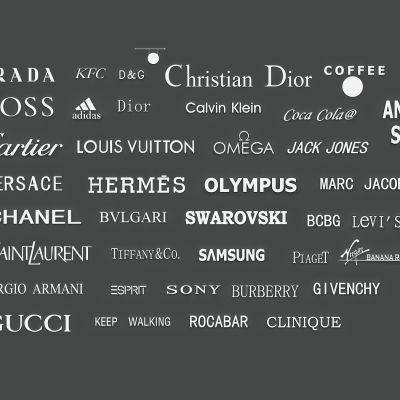 现代文字logo，标志标识，品牌LOGO