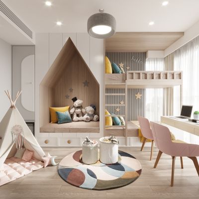 北欧儿童房