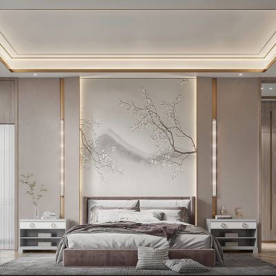 现代别墅老人房